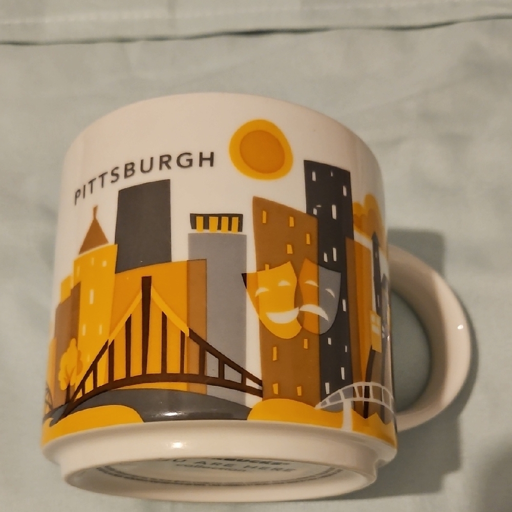 Starbucks 2015 Pittsburgh You Are Here Collection Mug